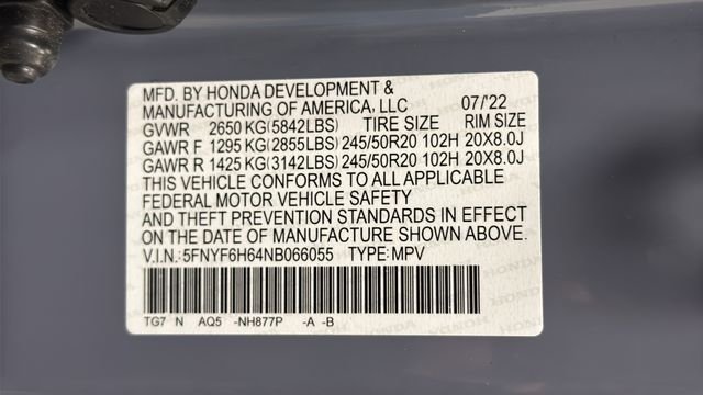 Used 2022 Gray Honda Touring image 32