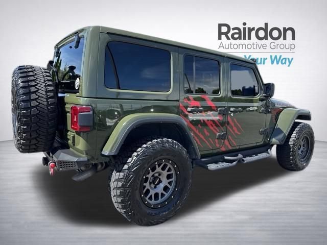 Used 2021 Sarge Green Clearcoat Jeep Unlimited Rubicon image 7