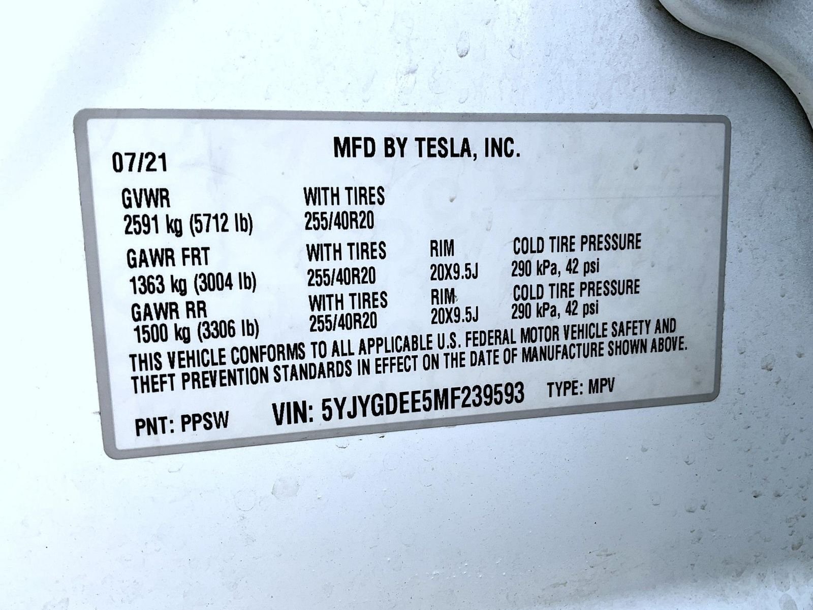Used 2021 White Tesla Long Range image 29