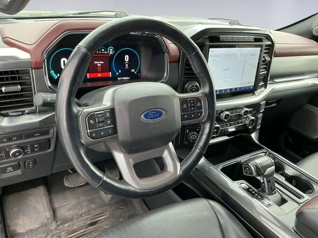 Used 2021 Agate Black Metallic Ford Lariat image 9