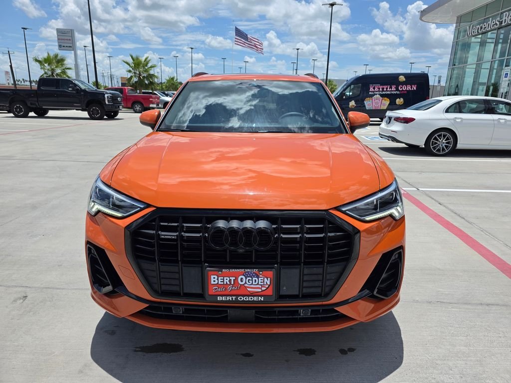 Used 2024 Orange Audi Premium Plus image 2