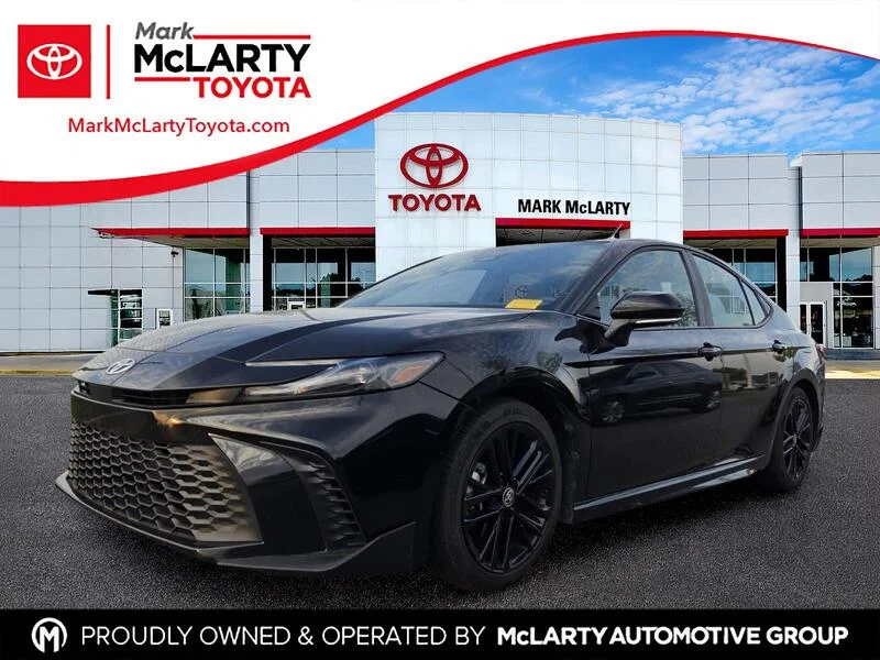 Used 2025 Midnight Black Metallic TOYOTA SE image 1