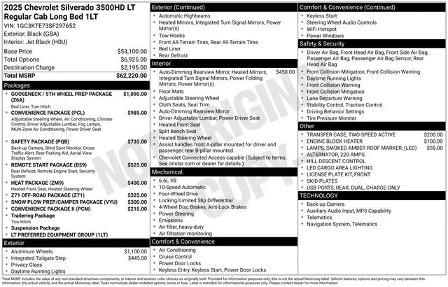 Used 2025 Black Chevrolet LT image 5