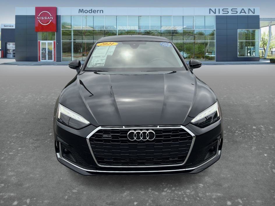 Used 2021 Brilliant Black Audi Premium Plus image 2