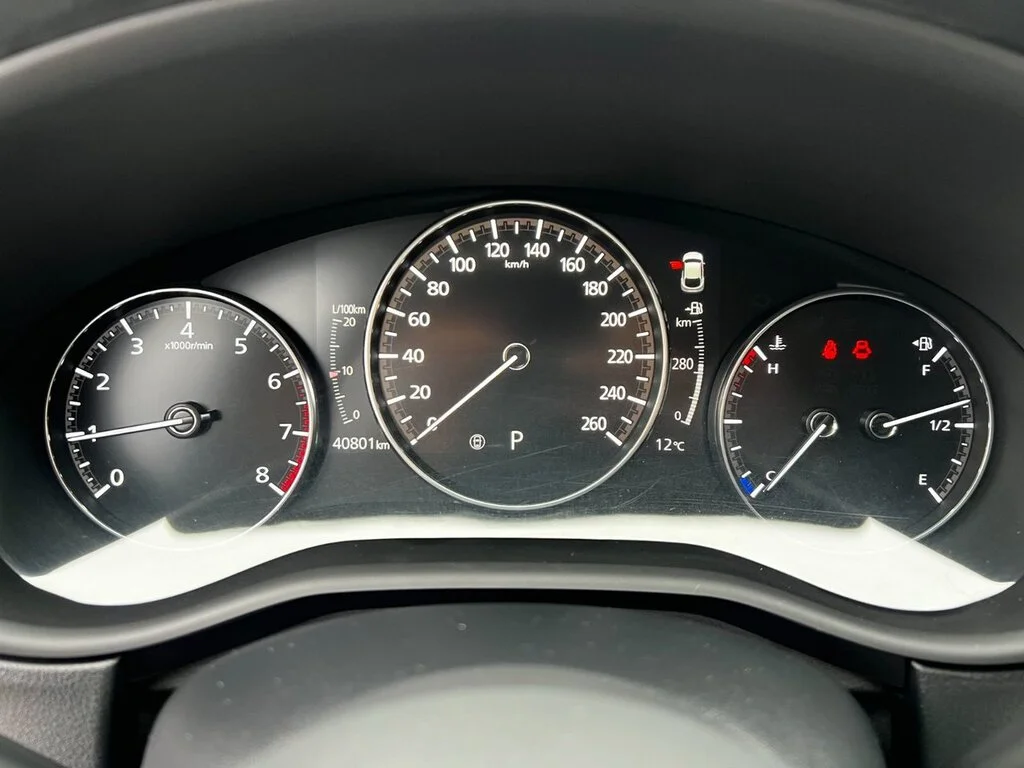 Certified Used 2023 Deep Crystal Blue Mica Mazda GS AWD at GS AWD with Luxury Package. Leatherette, image 16