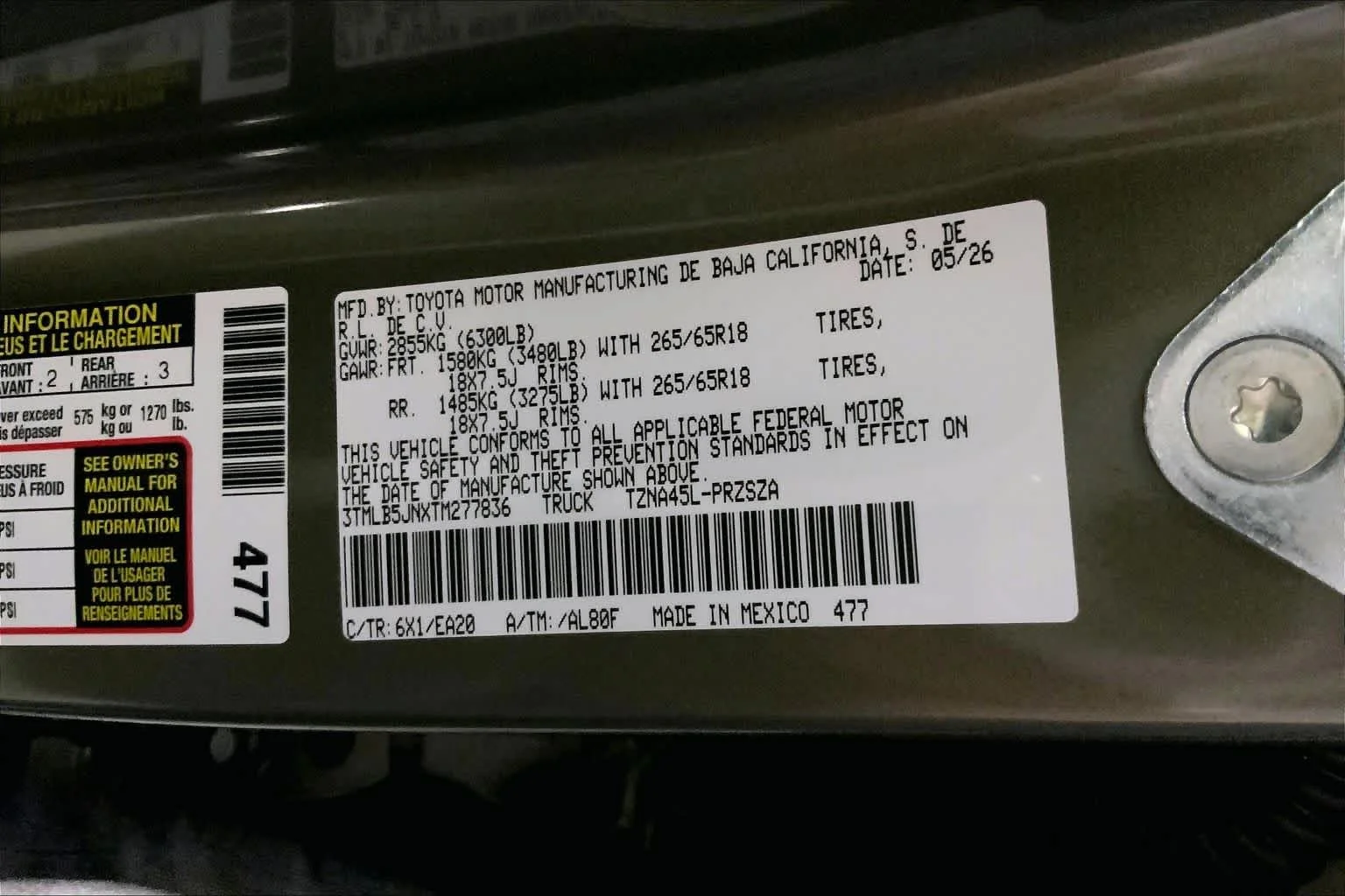 Used 2026 Bronze Oxide Toyota TRD Sport image 22