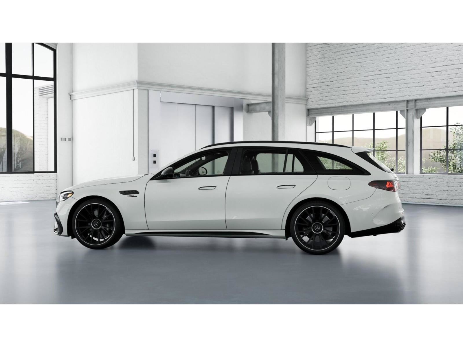 New 2027 MANUFAKTUR Moonlight White Metallic Mercedes-Benz AMG® E 53 Hybrid Wagon image 33