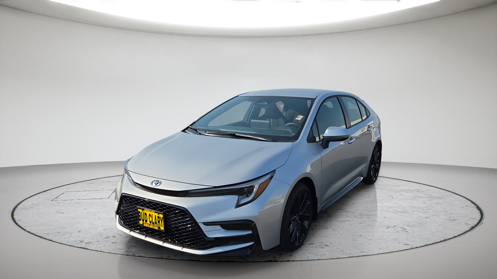 New 2026 Classic Silver Metallic Toyota Hybrid SE image 18
