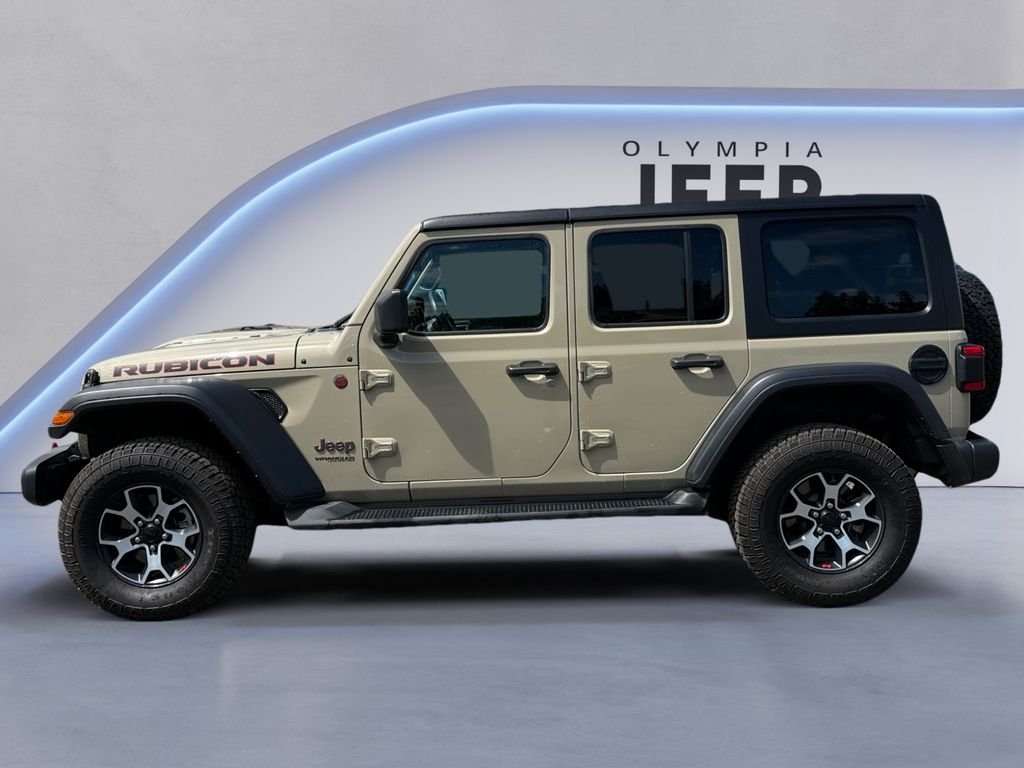 Used 2022 Beige Jeep Unlimited Rubicon image 2
