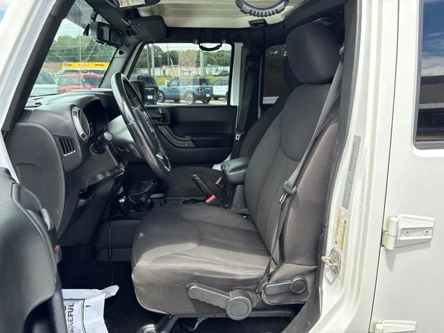 Used 2017 White Jeep Unlimited Sport image 12