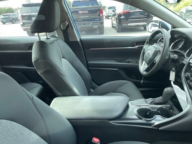 Used 2019 Blue Streak Metallic Toyota LE image 8