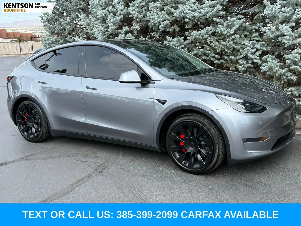 Used 2024 Gray Tesla Performance image 10