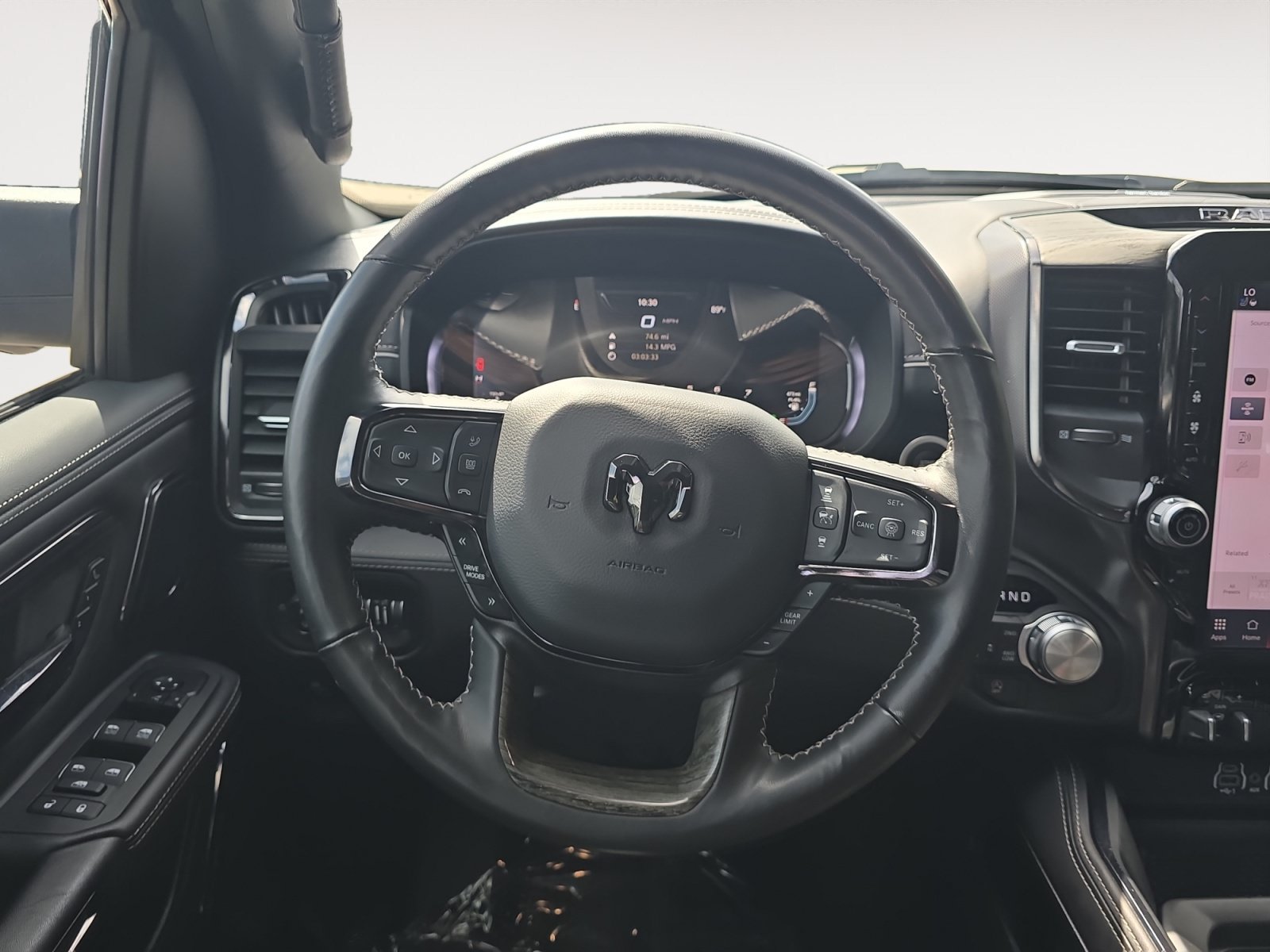 Used 2026 Diamond Black Crystal Pearlcoat Ram Limited image 13