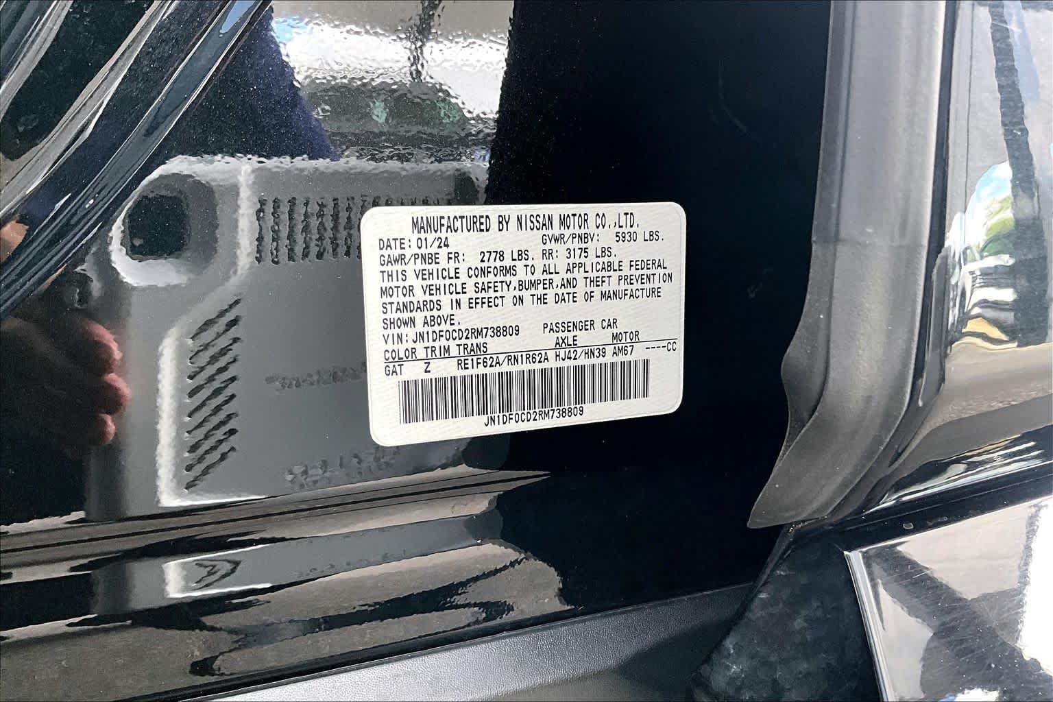 Used 2024 Black Diamond Pearl Nissan PLATINUM+ image 33