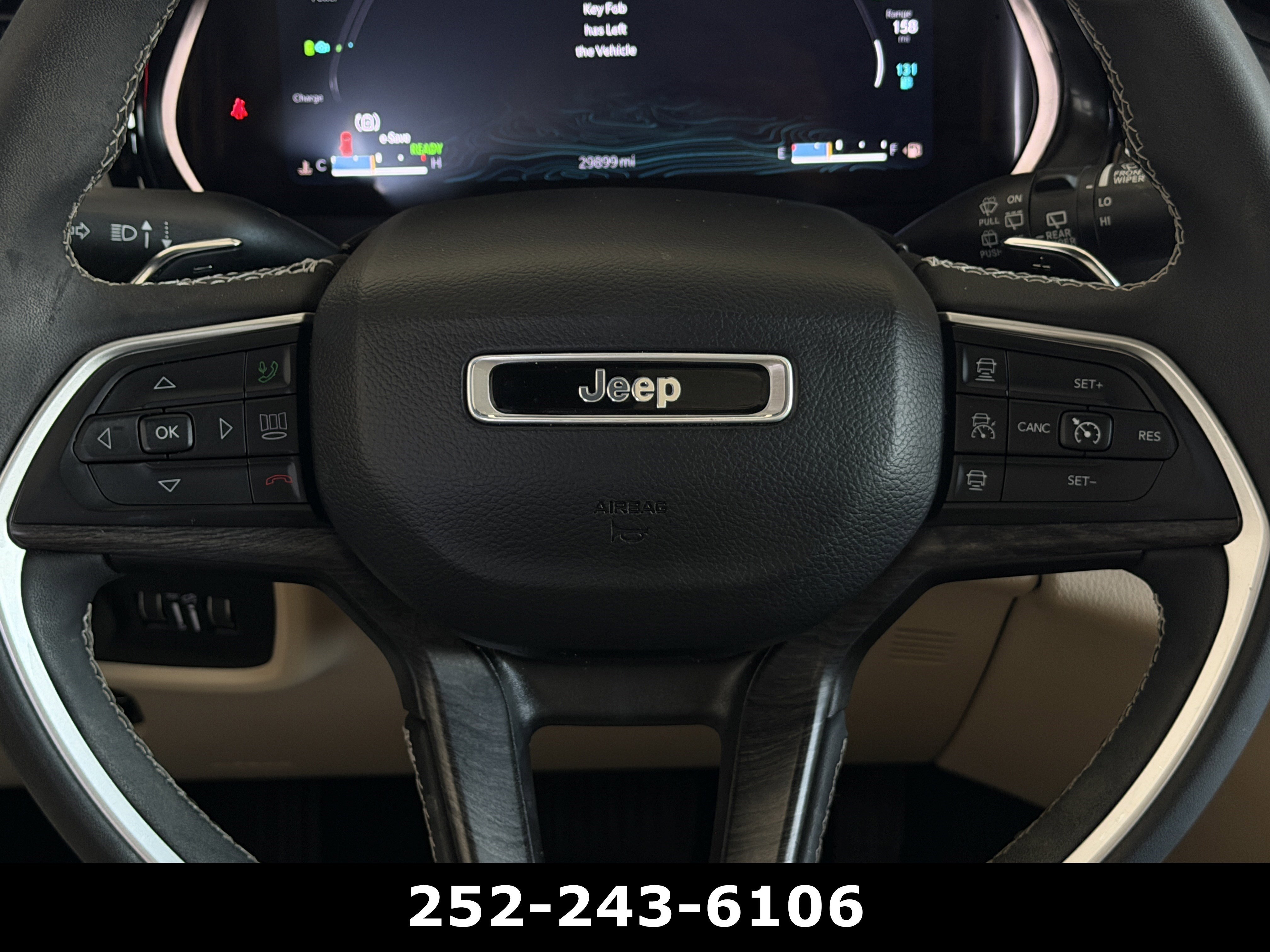 Used 2022 Bright White Clearcoat Jeep 4xe image 27