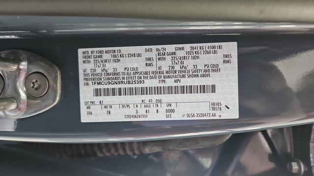 Used 2024 Vapor Blue Ford Active image 30