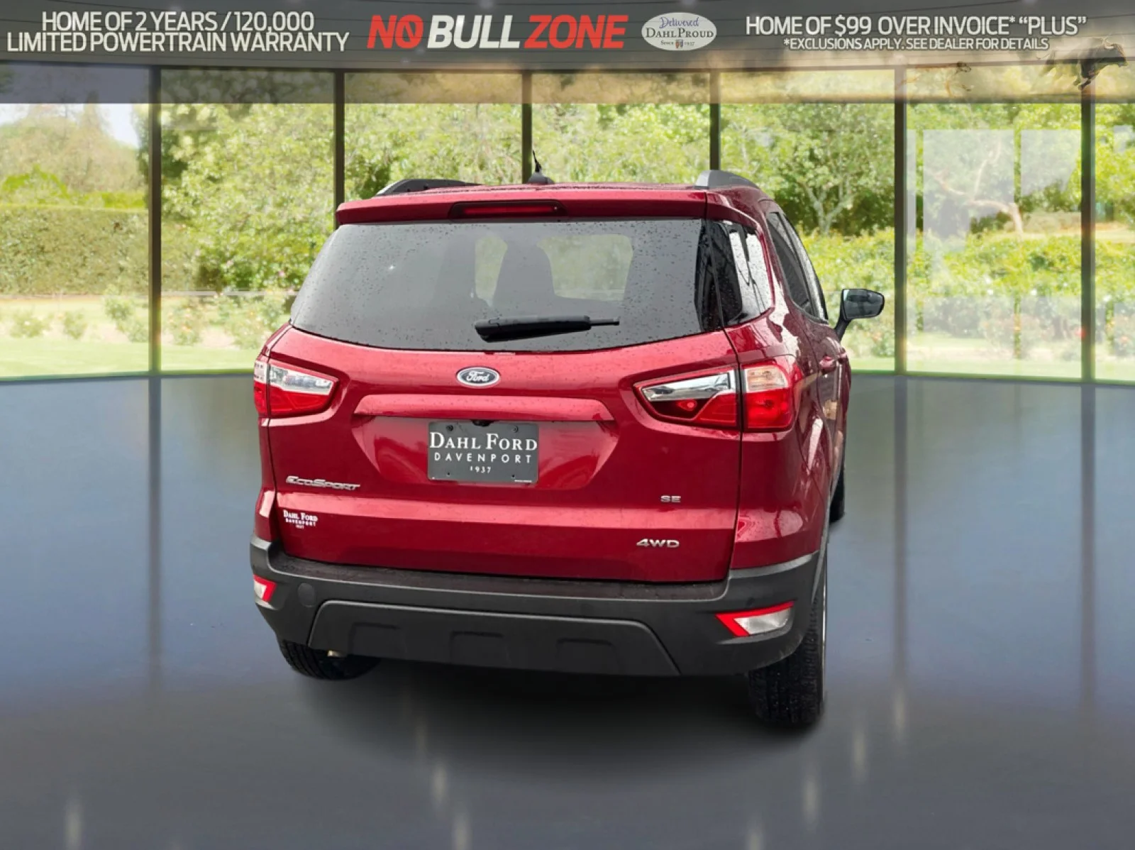 Certified Used 2022 Ruby Red Metallic Tinted Clearcoat Ford SE image 4
