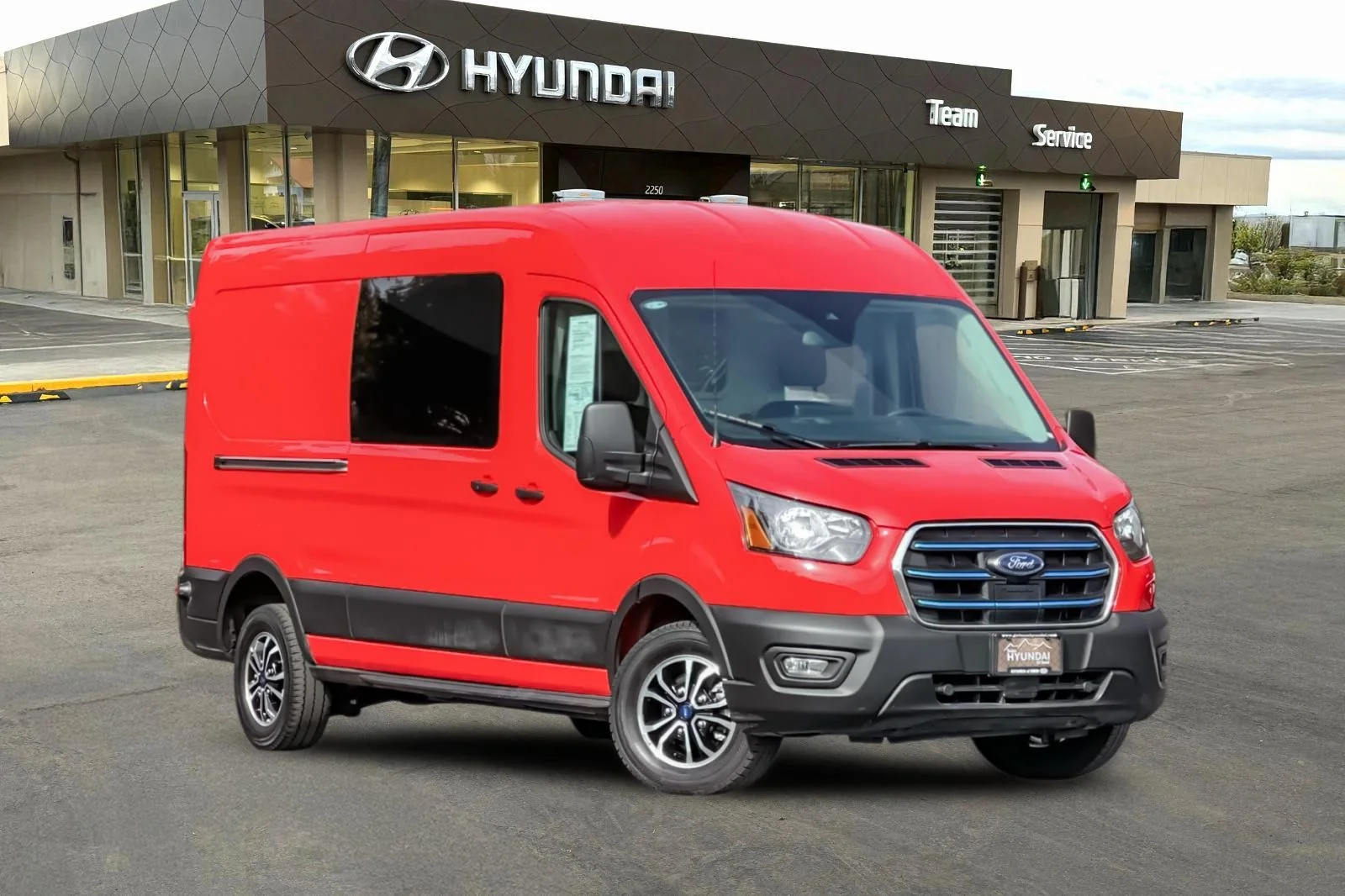Used 2023 Ford E-Transit Cargo Van Base with VIN 1FTBW9CK5PKA53431 for sale in Bend, OR