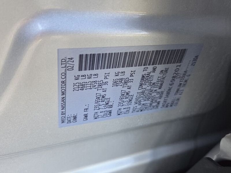 Used 2024 Brilliant Silver Metallic Nissan S image 7