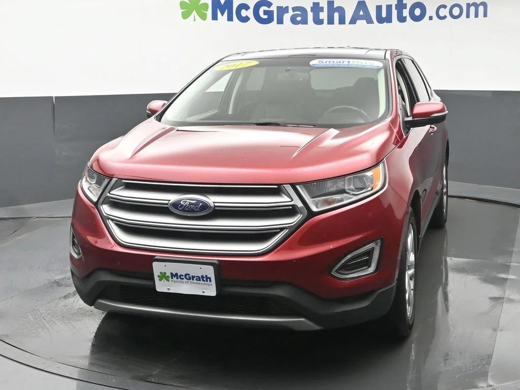 Certified Used 2017 Red Ford Titanium image 24