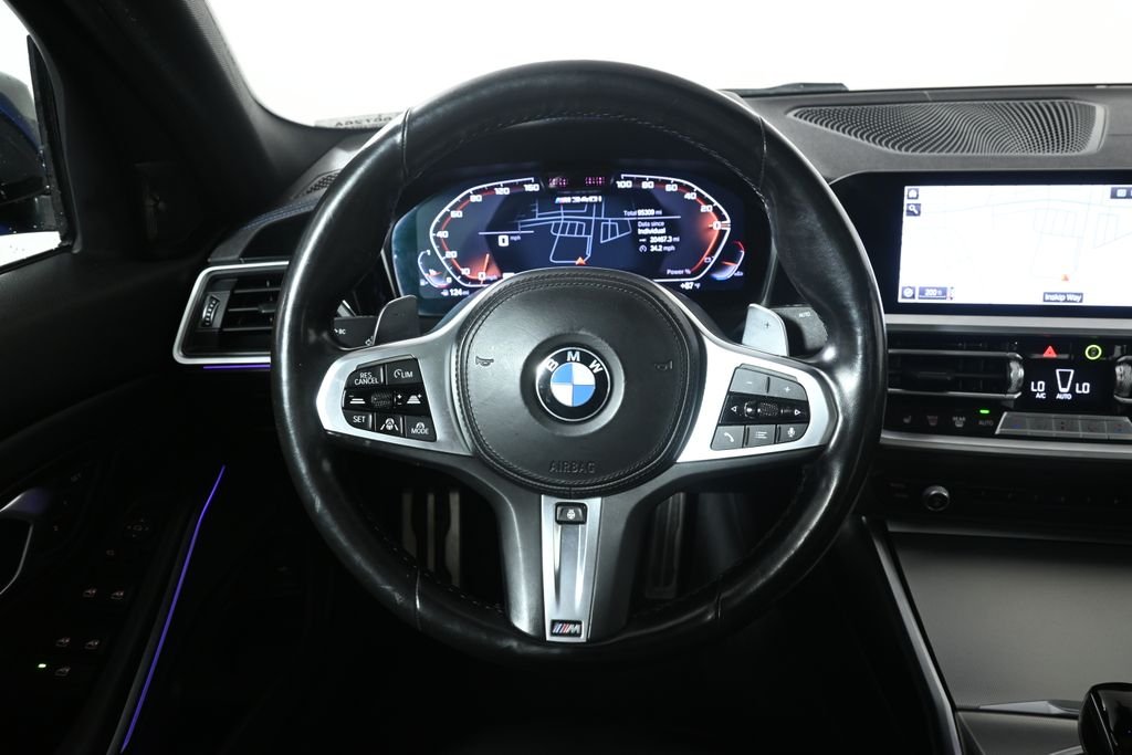 Used 2022 Blue Metallic BMW M340i xDrive image 18