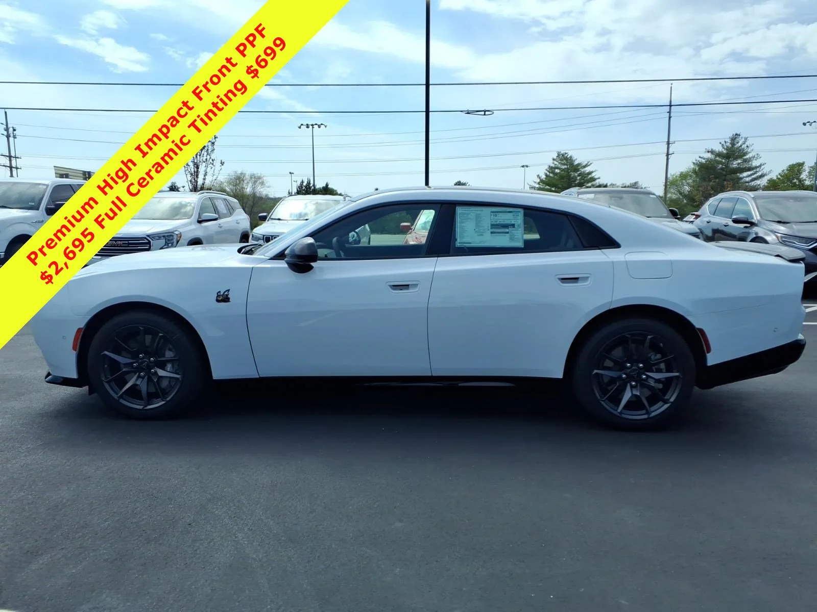 New 2026 White Knuckle Exterior Paint Dodge Scat Pack Plus image 3