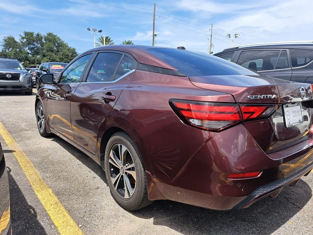 Used 2021 Red Nissan SV image 3