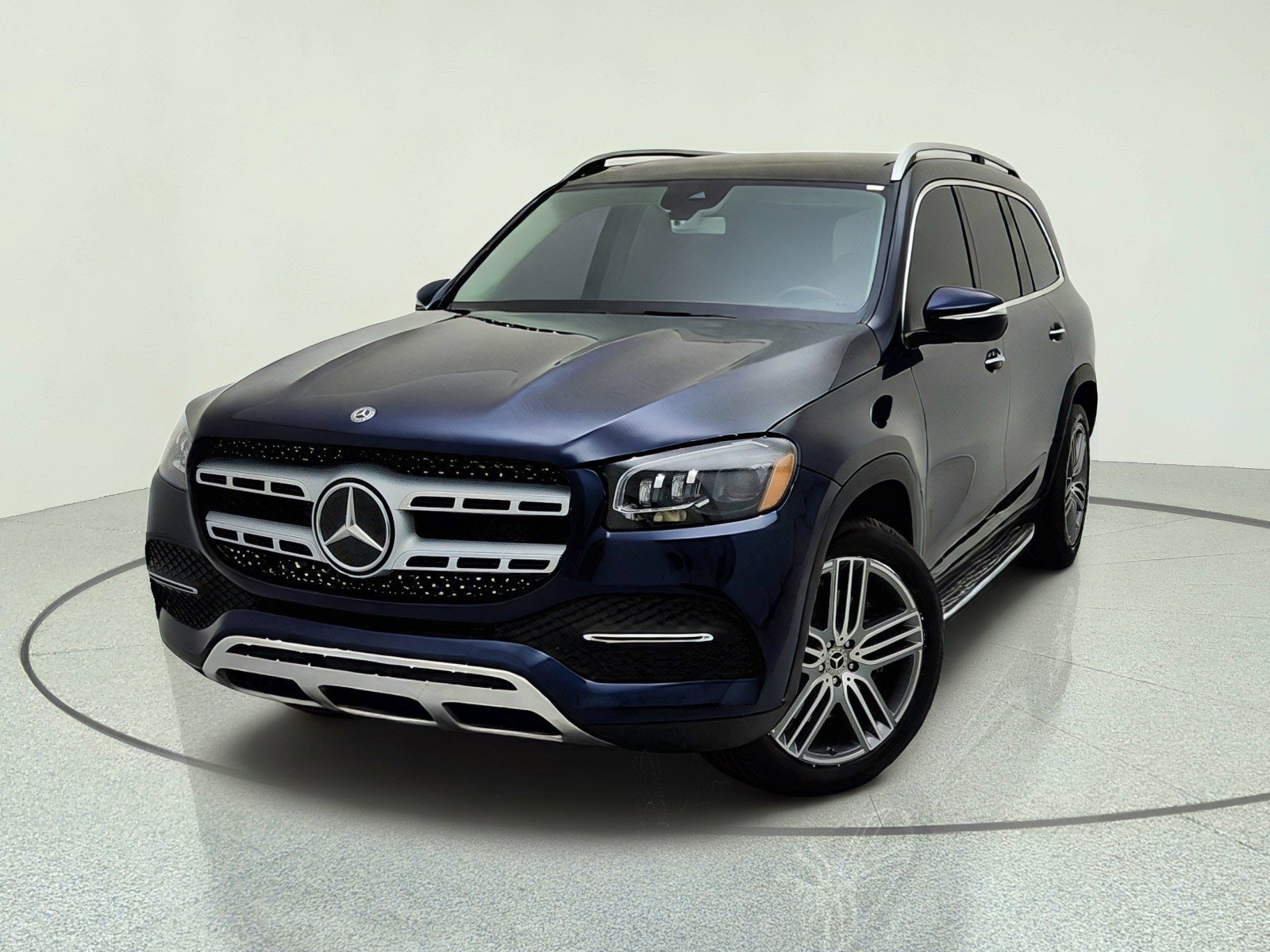 Certified Used 2020 Lunar Blue Metallic Mercedes-Benz GLS 450 image 2
