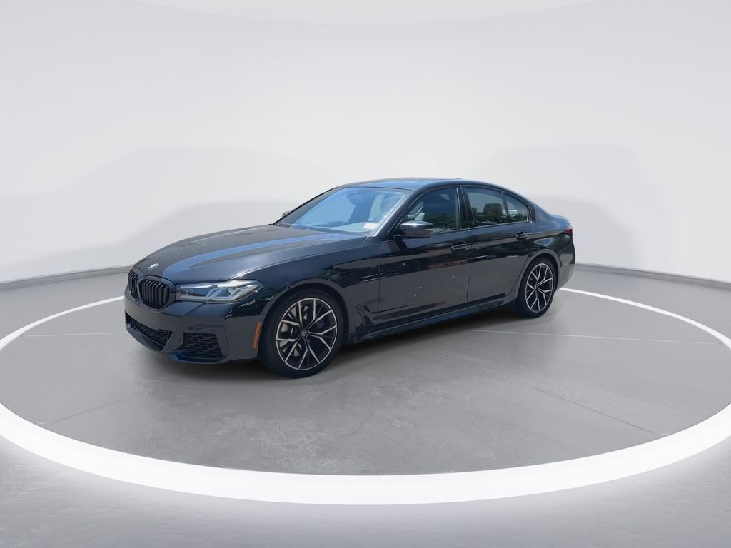 Certified Used 2023 Black Sapphire Metallic BMW M550i xDrive image 4