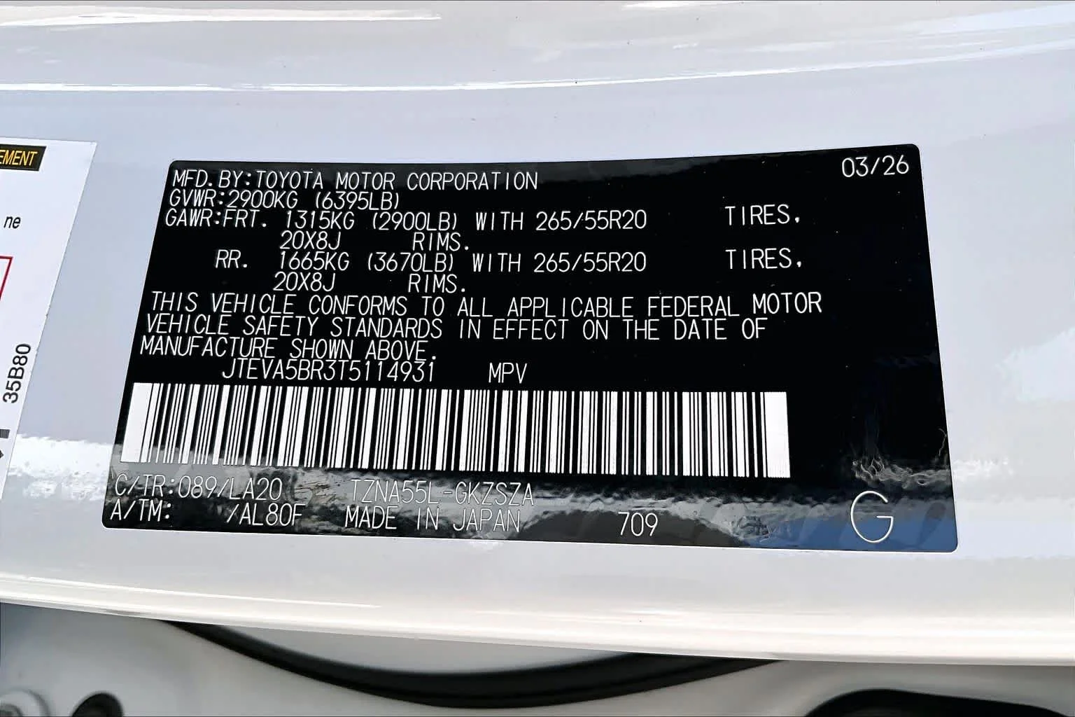 Used 2026 Wind Chill Pearl Toyota Limited image 35