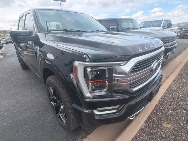 Used 2022 Agate Black Metallic Ford Limited image 2