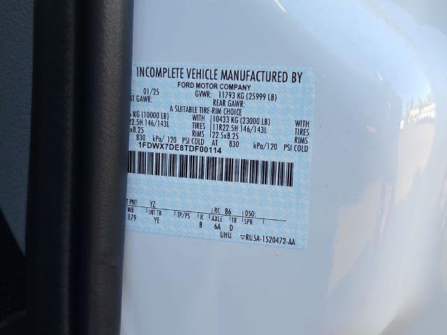 New 2026 Oxford White Ford F-750 Diesel Straight Frame image 2