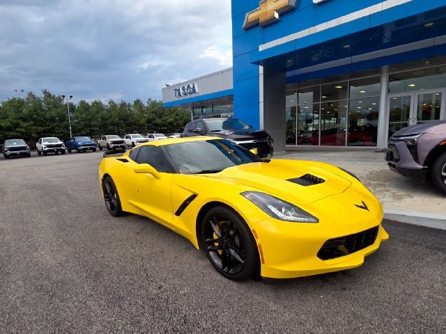 Used 2016 CORVETTE RACING YELLOW TINTCOAT Chevrolet Z51 2LT image 1