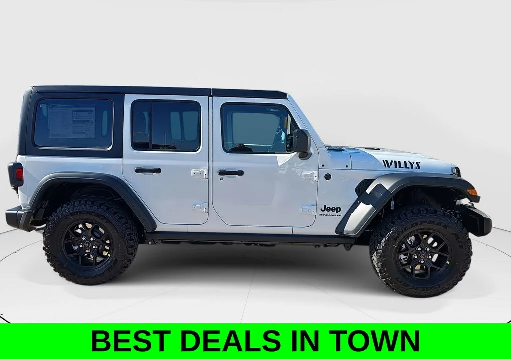 New 2026 Bright White Clearcoat Jeep Willys image 2