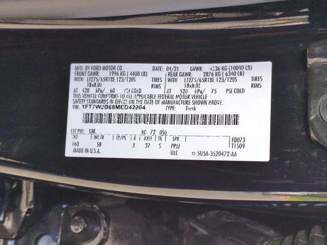 Used 2021 Black Ford Lariat image 35