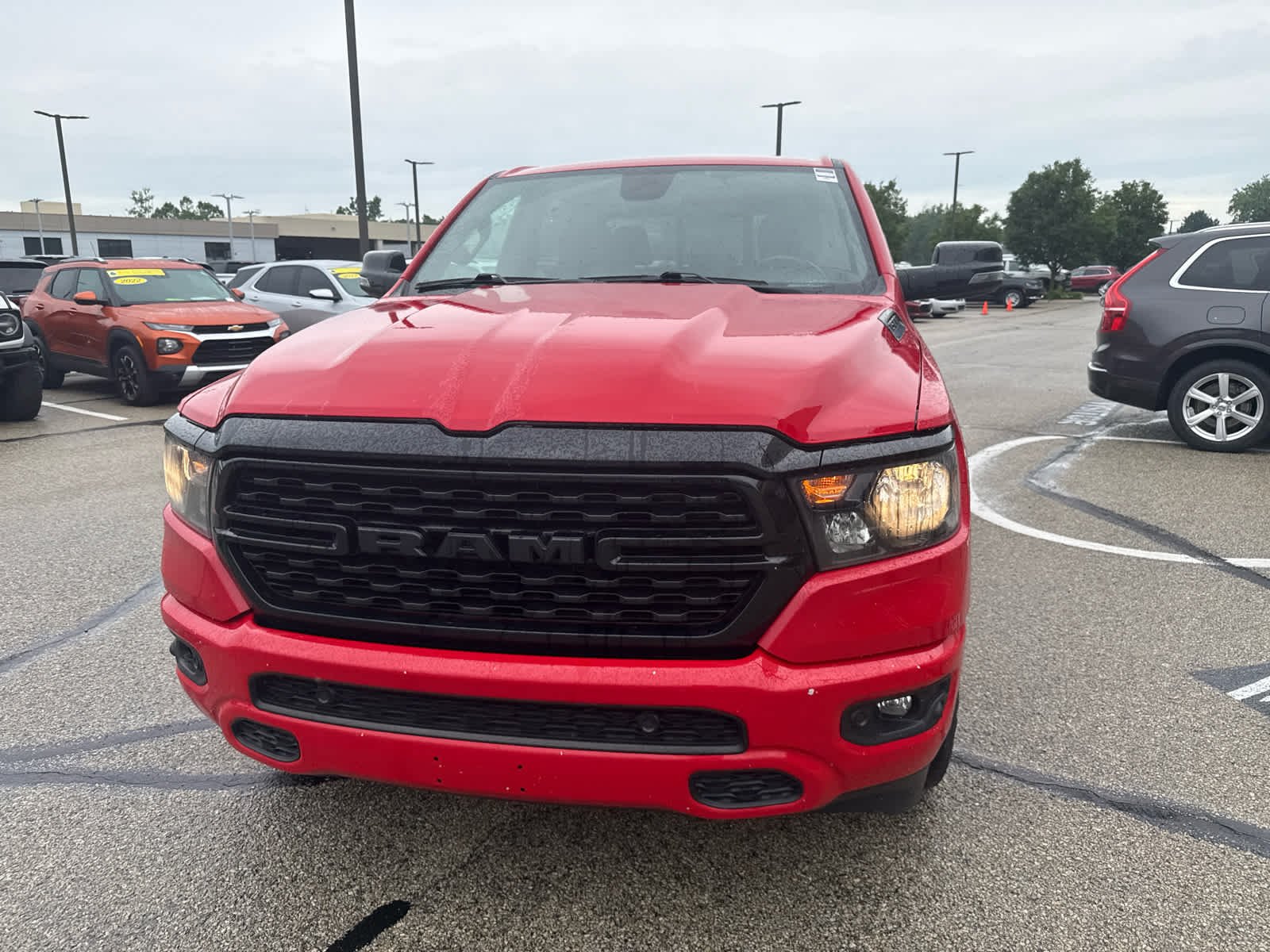 Used 2023 Flame Red Clearcoat Ram Big Horn image 8