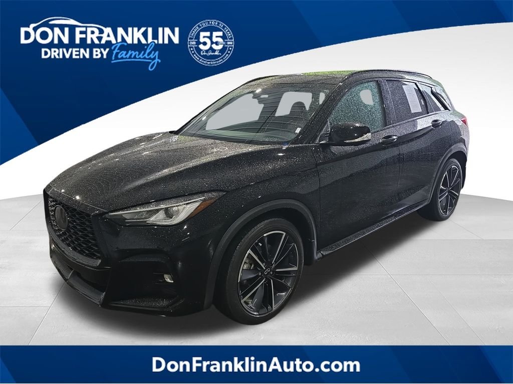 Used 2023 Black INFINITI SPORT image 1