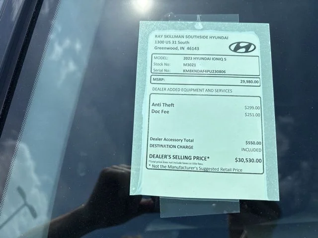 Used 2023 Abyss Black Hyundai SEL image 2