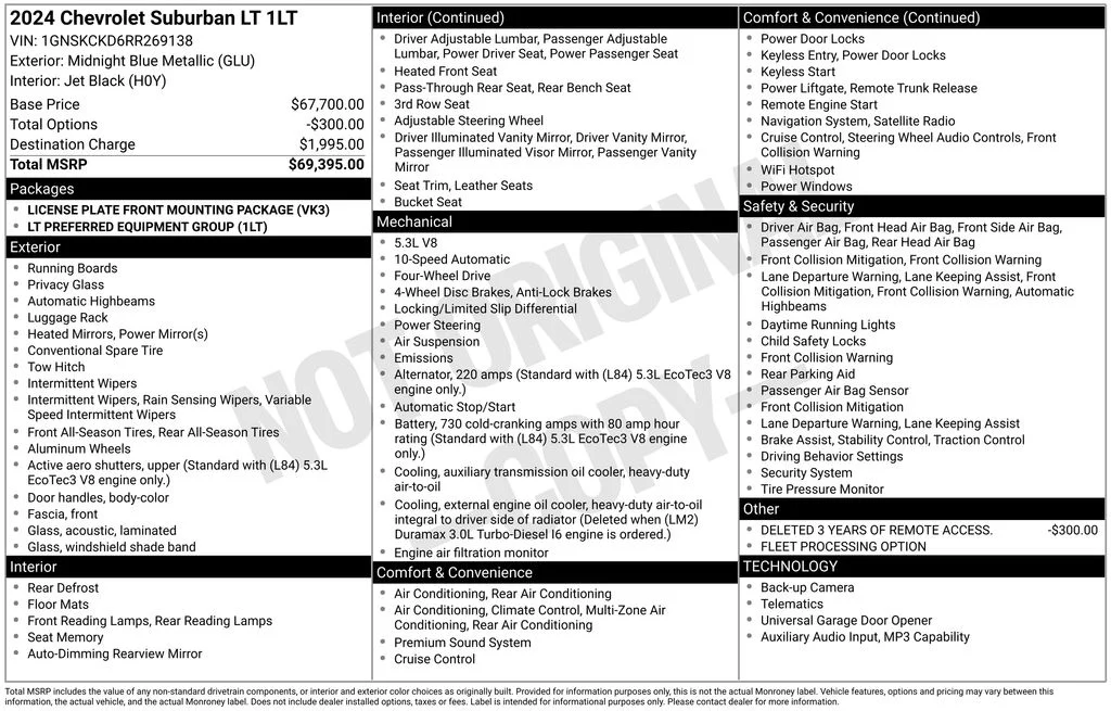 Used 2024 Blue Chevrolet LT image 43
