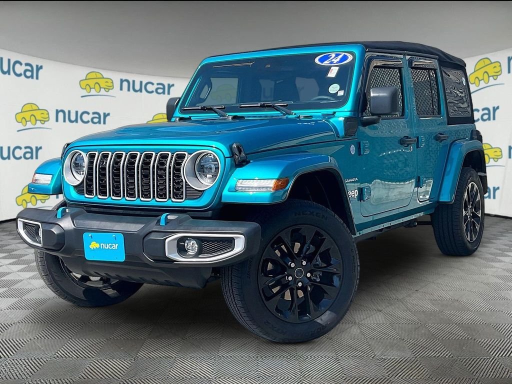 Used 2024 Beige Jeep Sahara 4xe image 3