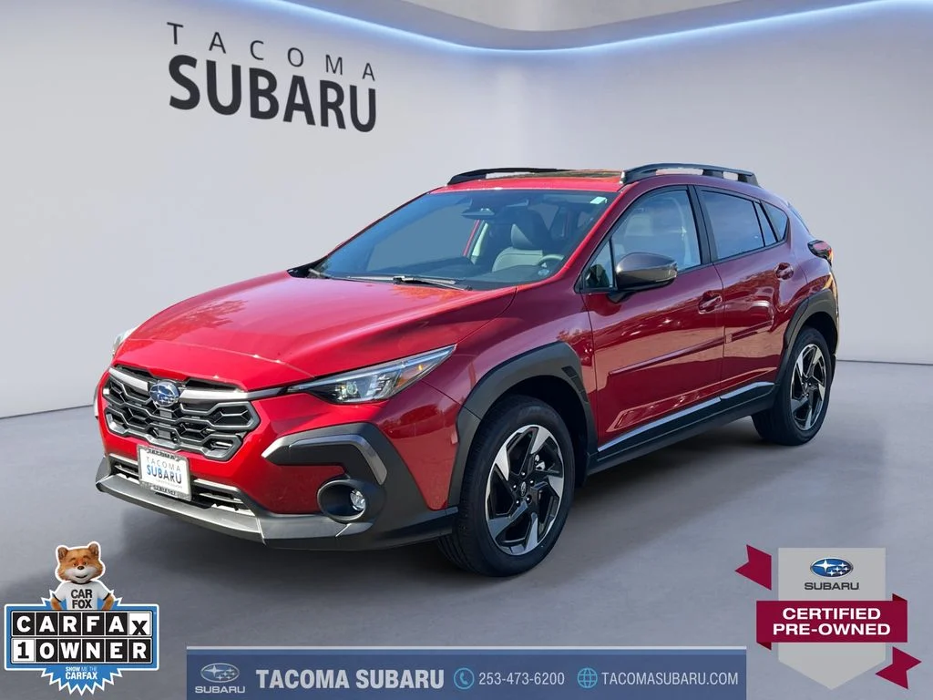 Certified Used 2025 Red Subaru Limited image 1
