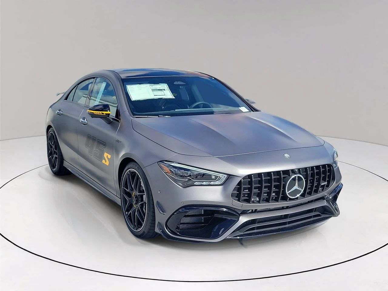 New 2026 MANUFAKTUR Mountain Grey Magno Mercedes-Benz AMG® CLA 45 4MATIC® Coupe image 3