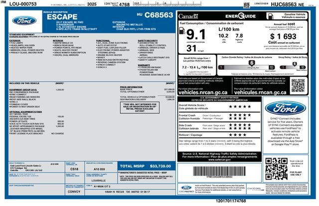 2017 Ford Escape SE's photo