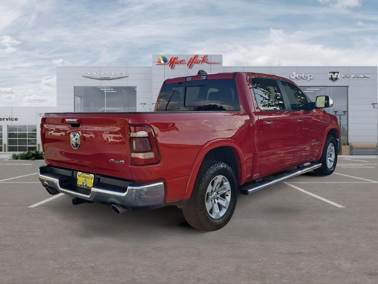 Used 2019 Flame Red Clearcoat Ram Laramie image 5