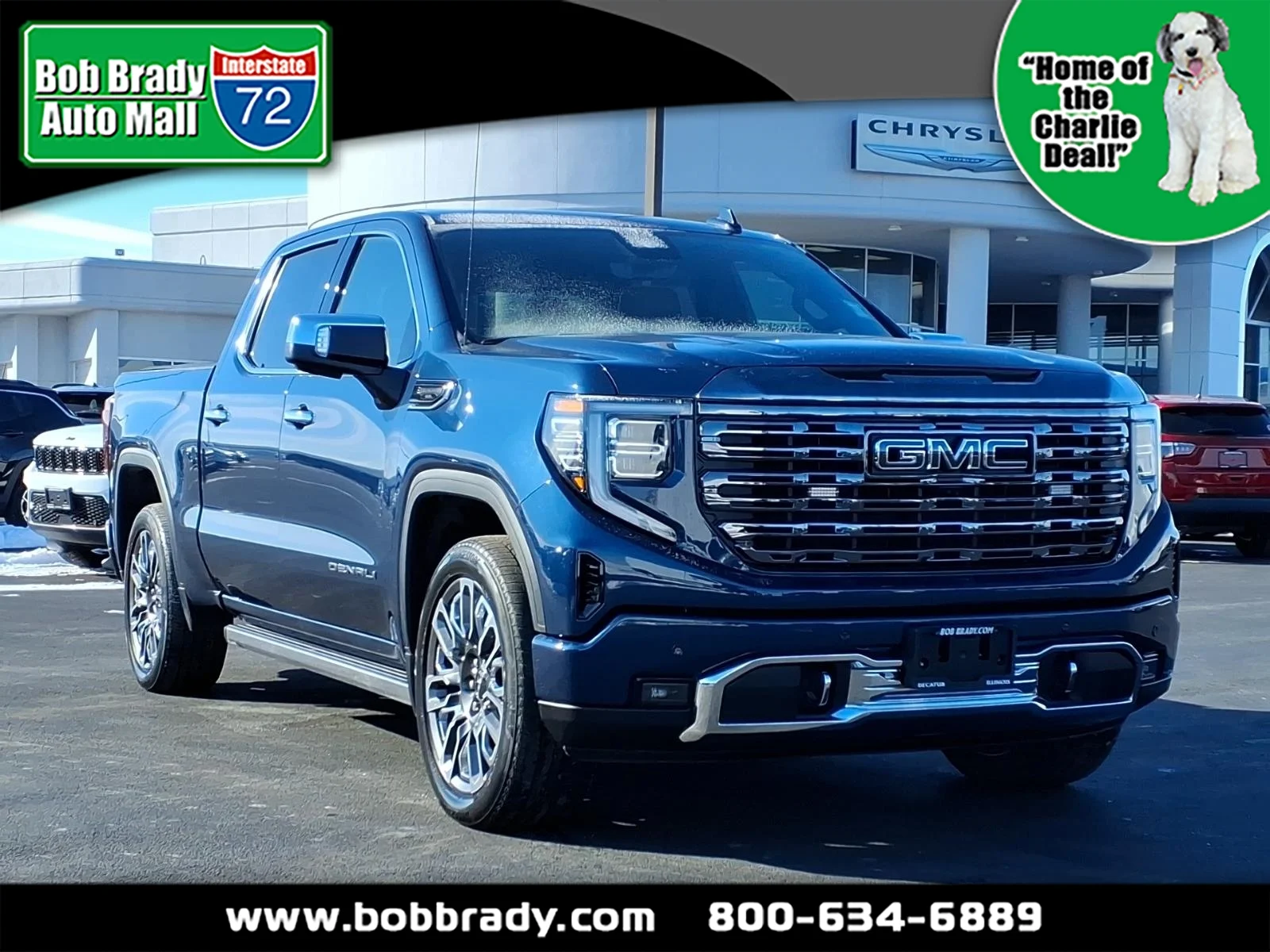 Used 2023 Pacific Blue Metallic GMC Denali Ultimate image 1