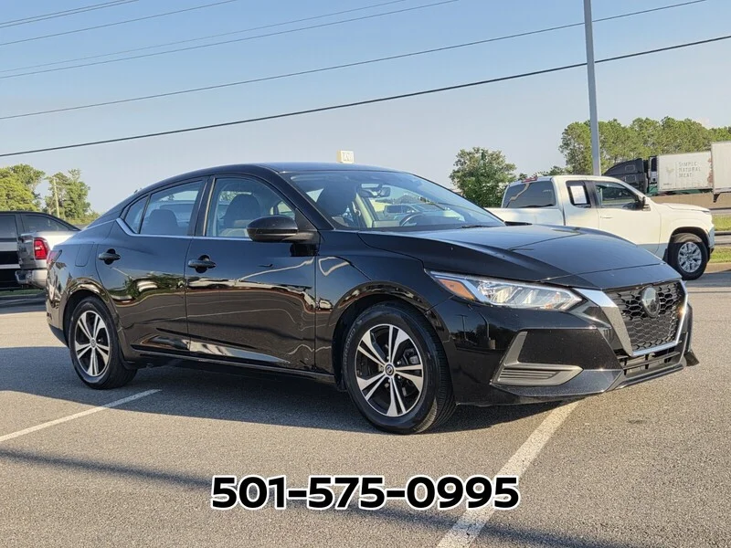 Used 2023 Super Black NISSAN SV CVT image 5