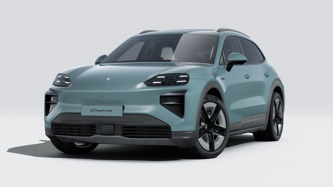 New 2026 Mystic Green Metallic Porsche Turbo Electric image 1