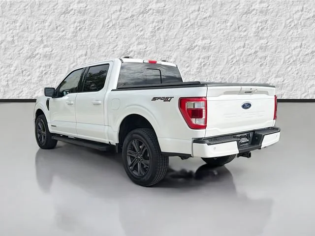 Used 2023 White Metallic Ford LARIAT image 5