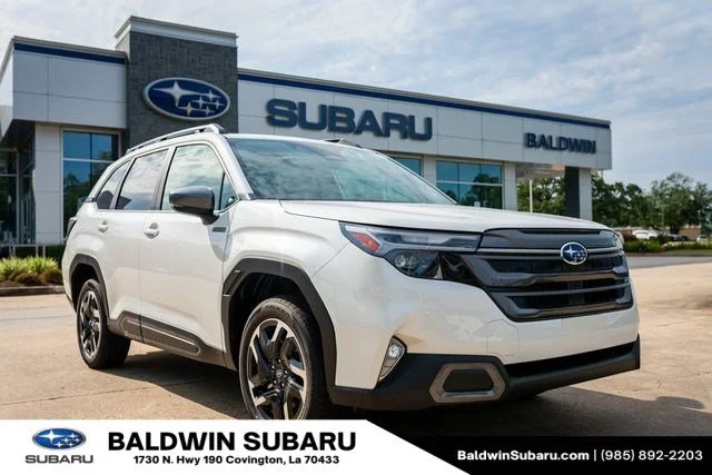 New 2026 Crystal White Pearl Subaru Limited Hybrid image 1