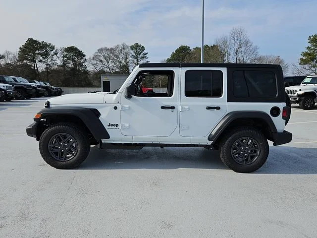New 2026 Bright White Clear-Coat Exterior Paint Jeep Sport S image 4